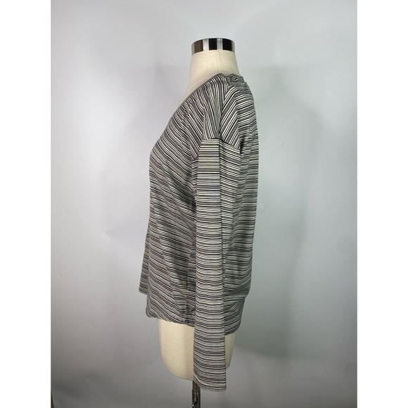 Athleta Stripped Scoop Neck Long Sleeve Top - Picture 2 of 9